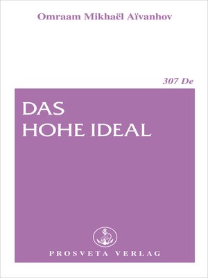 cover image of Das hohe Ideal